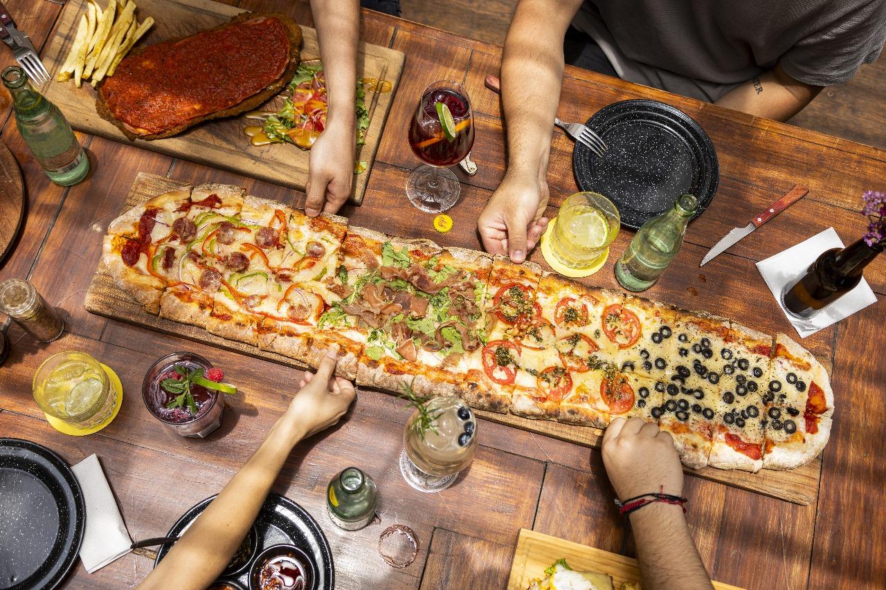 Pizza para chuparse los dedos