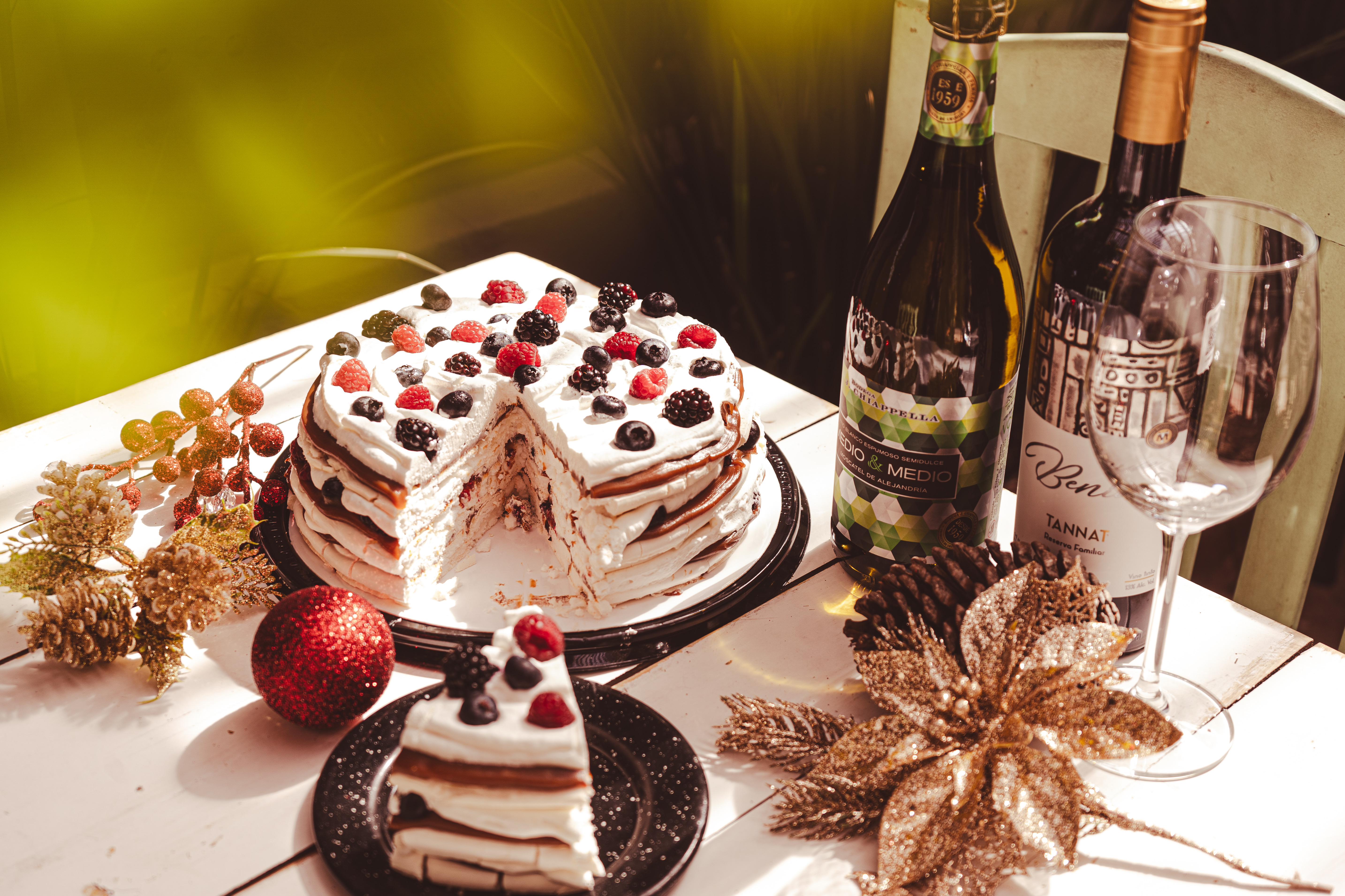 Pastel de Frutos Rojos